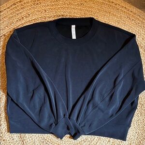 Lululemon softstreme Black Crewneck Sweatshirt